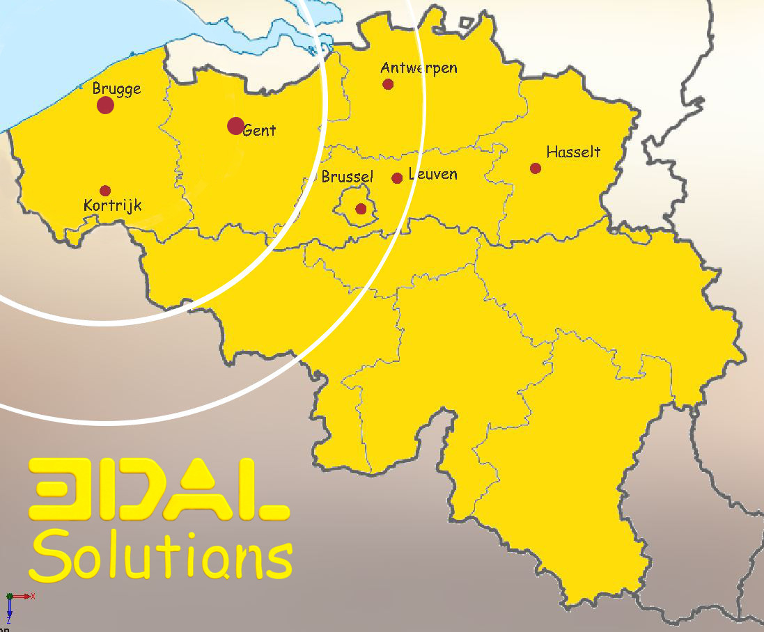 EDAL solutions kaart Belgie SolidWorks Qt framework microsoft office automatisatie